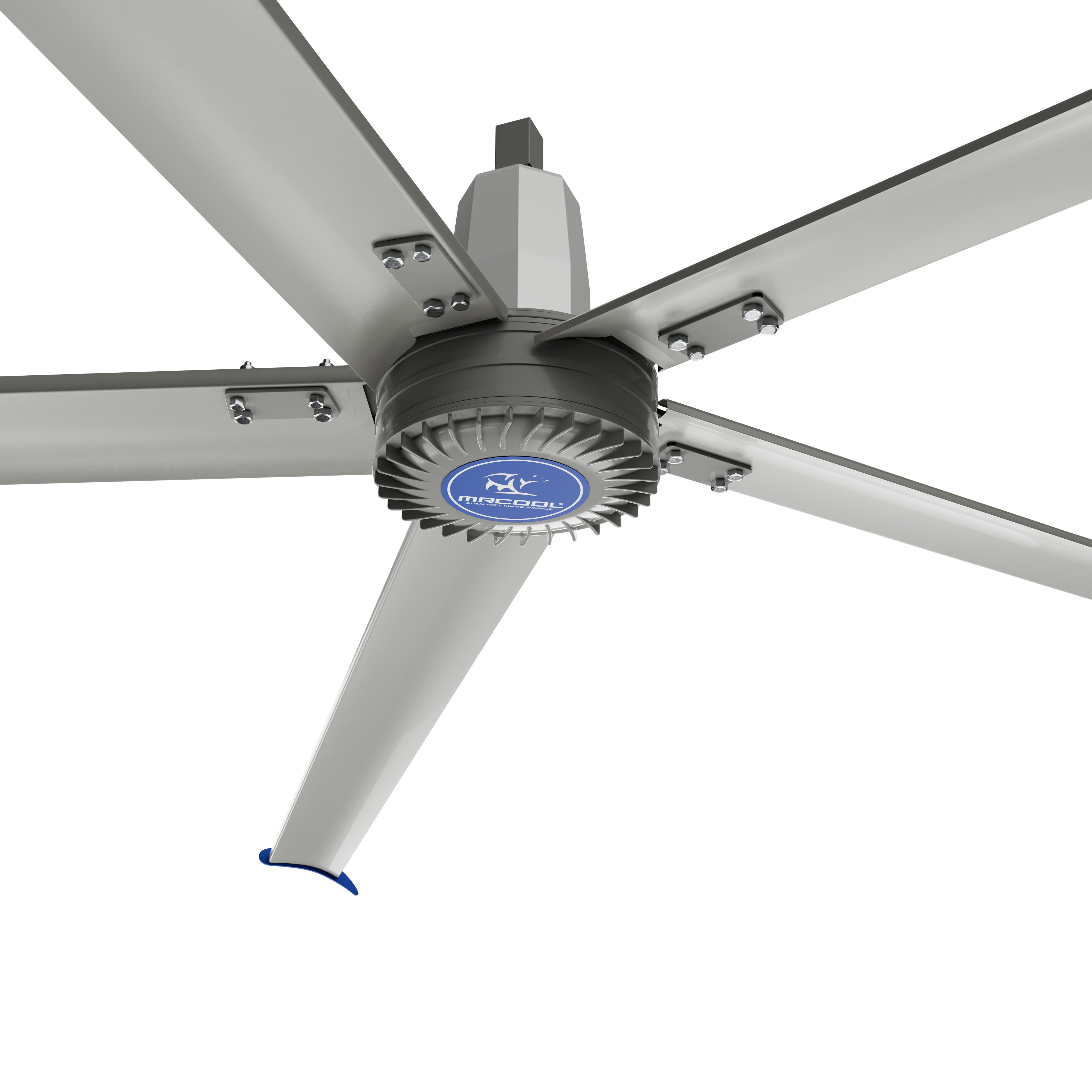 MRCOOL 16 Foot Diameter Commercial Fan - 5 Blades - 240V 60Hz 1 Phase - Gray
