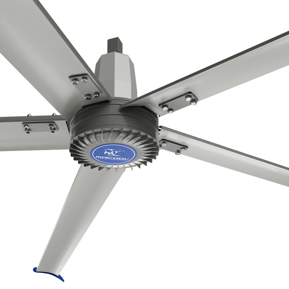 MRCOOL 16 Foot Diameter Commercial Fan - 5 Blades - 240V 60Hz 1 Phase - Gray