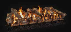 Grand Canyon Arizona Weathered Oak Vented See Through Log Set - high quality product - fireplaces, Grand Canyon