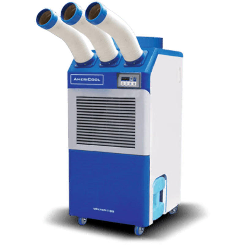 AmeriCool - 37,000 BTU Portable Air Conditioner, 230V for Industrial Spot & Room Cooling