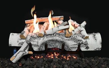 Grand Canyon Aspen Birch - 31 PC Log Set - high quality product - fire pit logs, fire pits