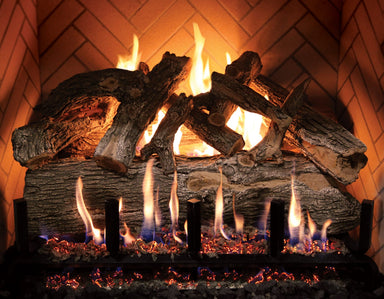 Grand Canyon Arizona Weathered Oak Jumbo Vented Log Set - high quality product - fireplaces, Grand Canyon