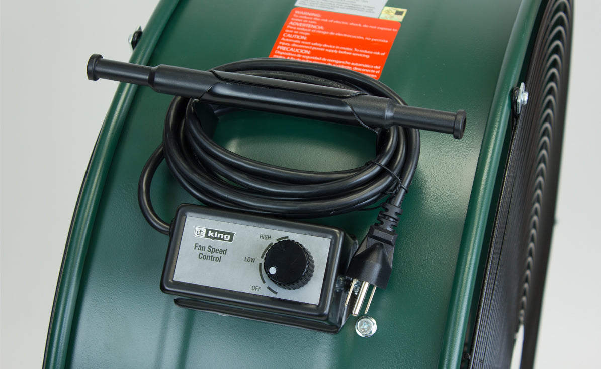 King Electric Model DFC-36D-S - 36 Industrial Tiltable Drum Fan - high quality product - air circulators, commercial