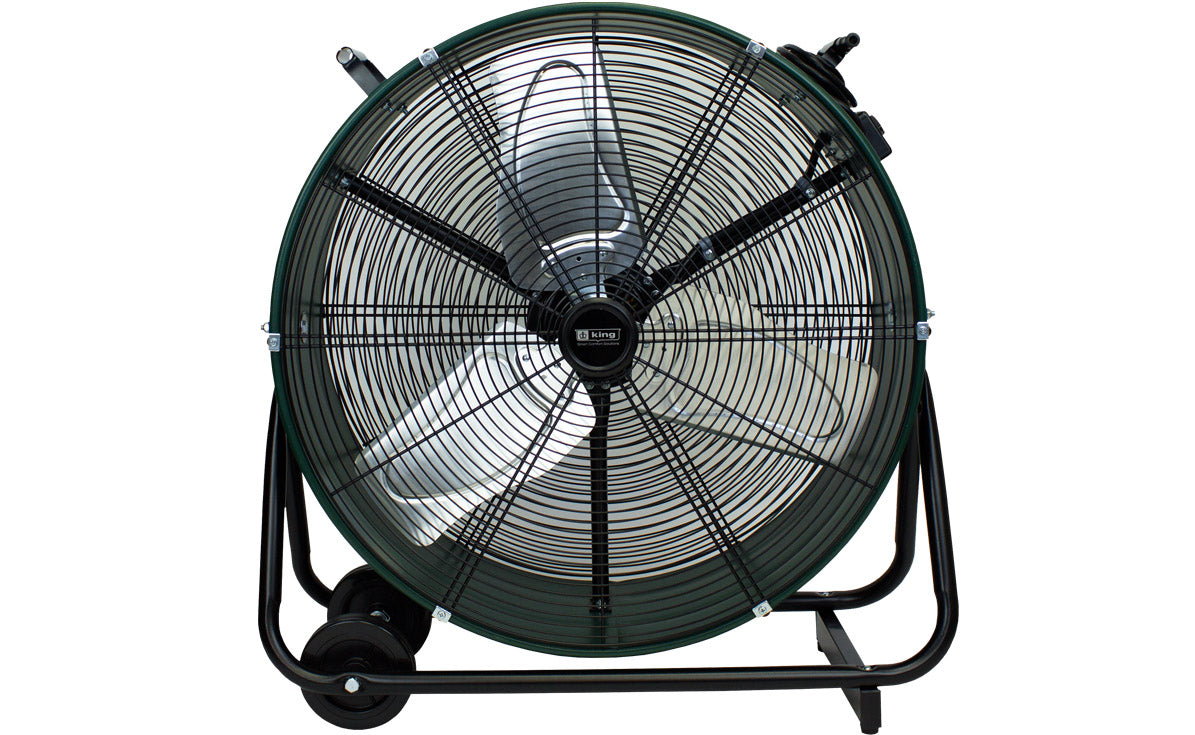King Electric Model DFC-24D-S - 24 Industrial Tiltable Drum Fan - high quality product - air circulators, commercial
