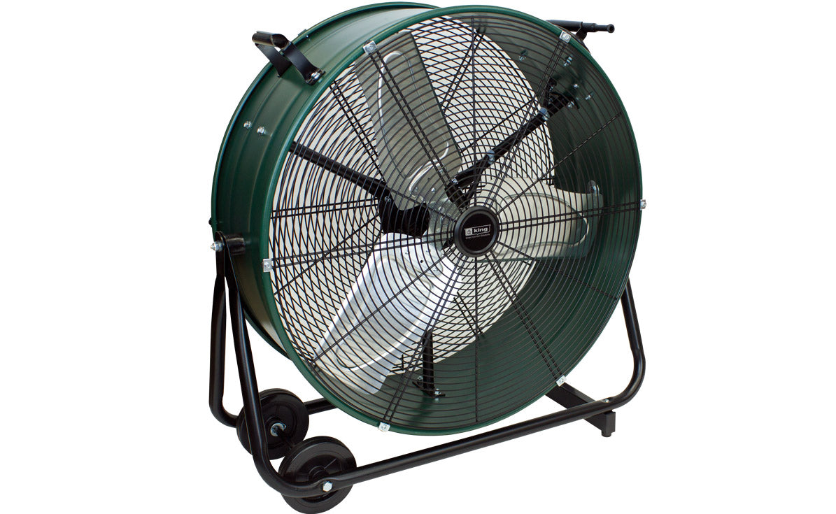 King Electric Model DFC-30D-S - 30 Industrial Tiltable Drum Fan - high quality product - air circulators, commercial