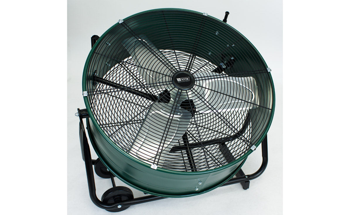 King Electric Model DFC-24D-S - 24 Industrial Tiltable Drum Fan - high quality product - air circulators, commercial