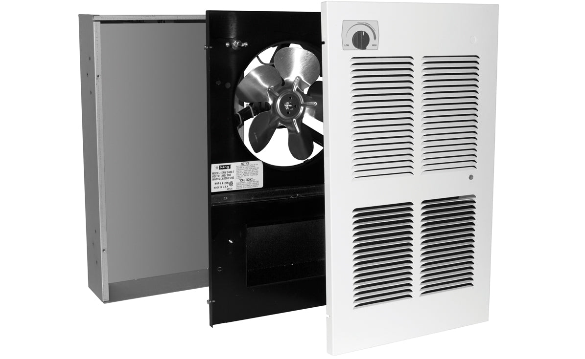 King Electric 120 Volt White Economy Multi-Watt Wall Heater - high quality product - electric heaters, King Electric