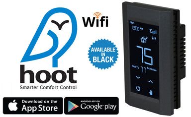 King Electric Model HOOT - 2P Wifi Programmable Thermostat White 120208240V - high quality product - King Electric, reside...