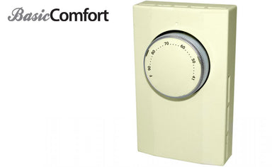 King Electric Model K101 Single Pole Mechanical Thermostat - White - high quality product - King Electric, residential