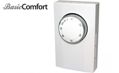 King Electric Model K101-C Single Pole Cooling Thermostat - White - high quality product - King Electric, residential