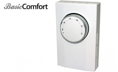 King Electric Model K101 Single Pole Mechanical Thermostat - White - high quality product - King Electric, residential