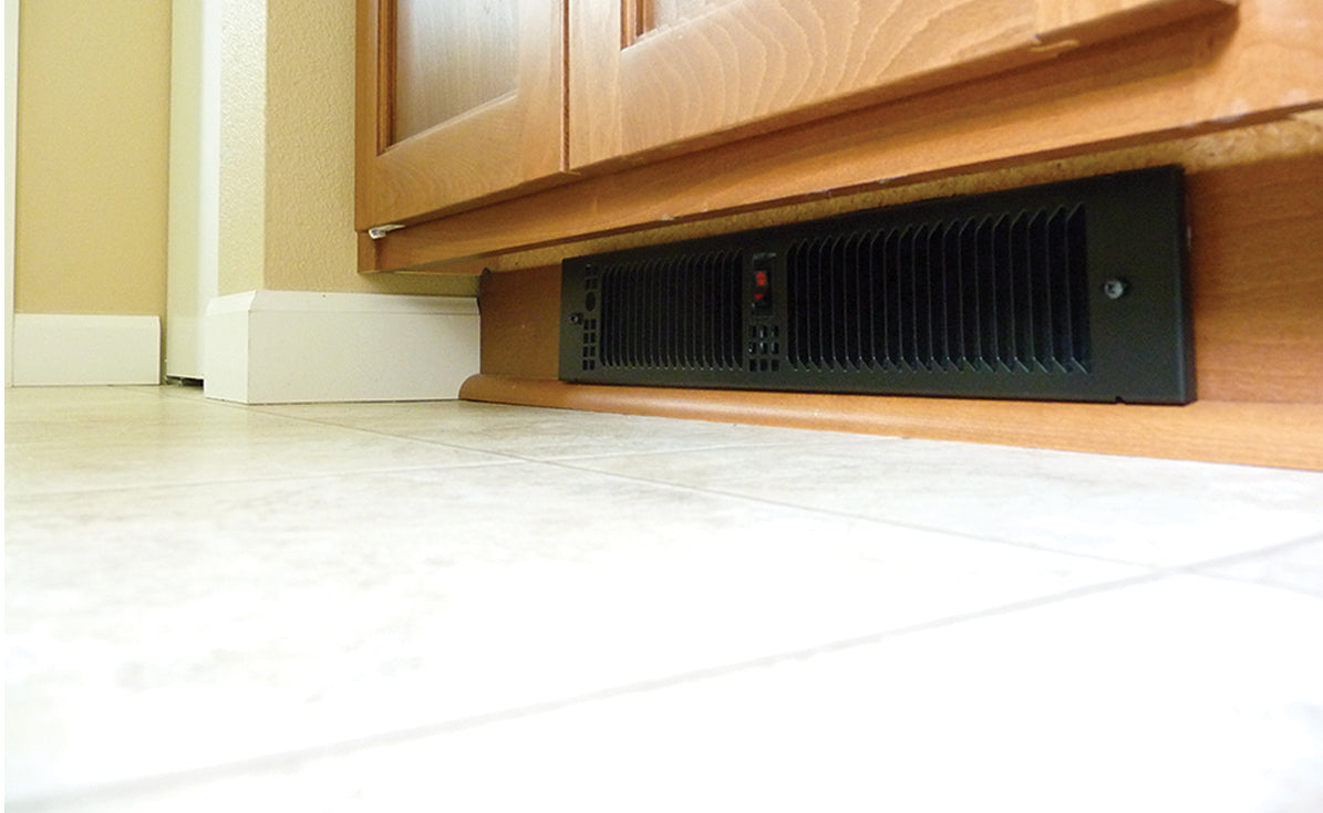 King Electric Model KTW -120V Convertible Cabinet Heater Black - high quality product - cabinet heaters, electric heaters