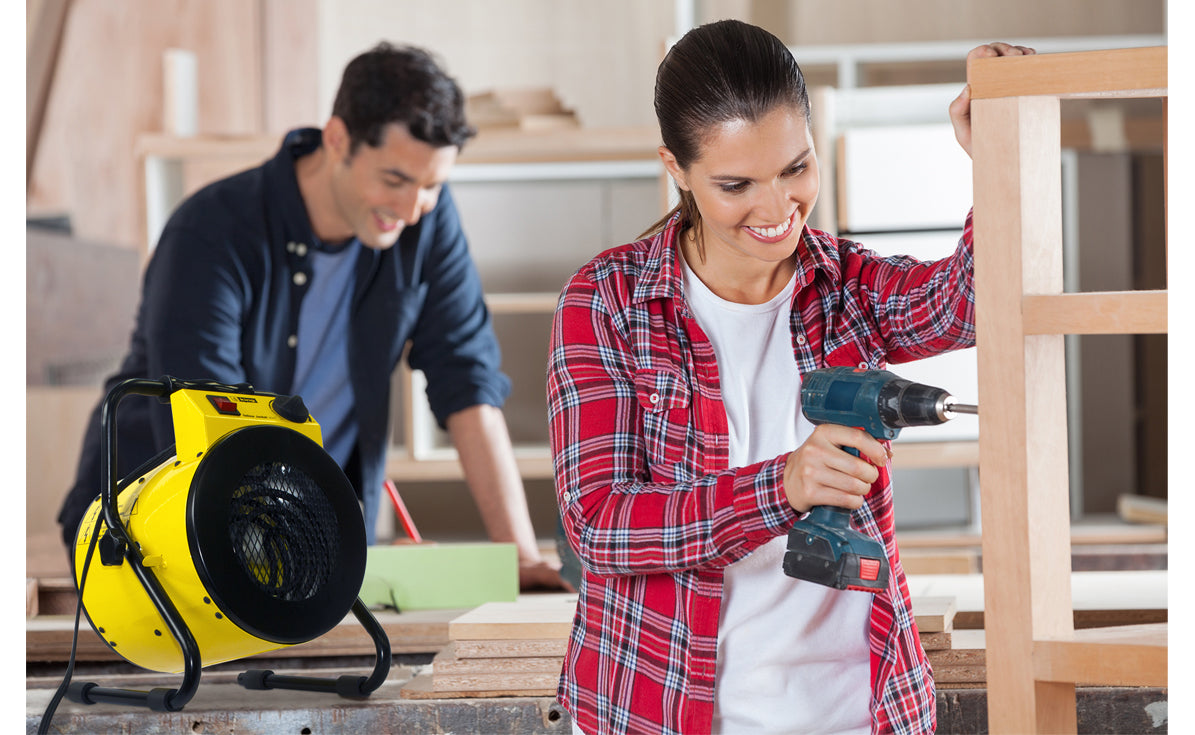 King Electric MODEL PSH1215T - 120V Yellow Jacket Portable Heater - high quality product - commercial, commercial heating