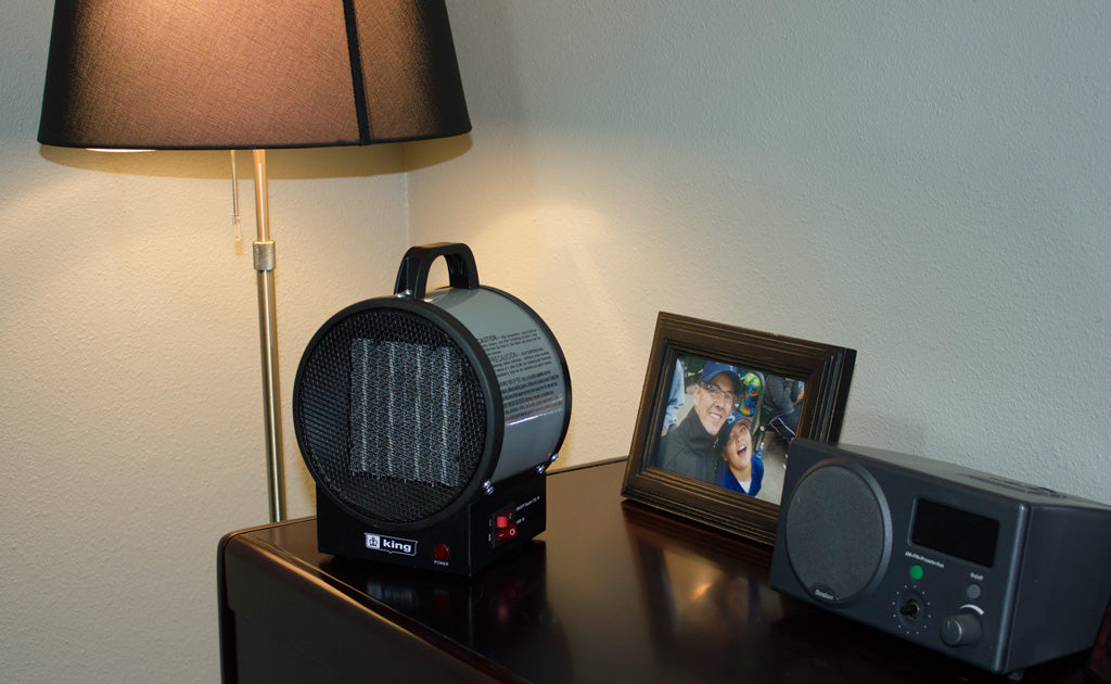 King Electric MODEL PUH1215T - 120V Rugged Metal Portable Ceramic Heater - high quality product - commercial, commercial h...