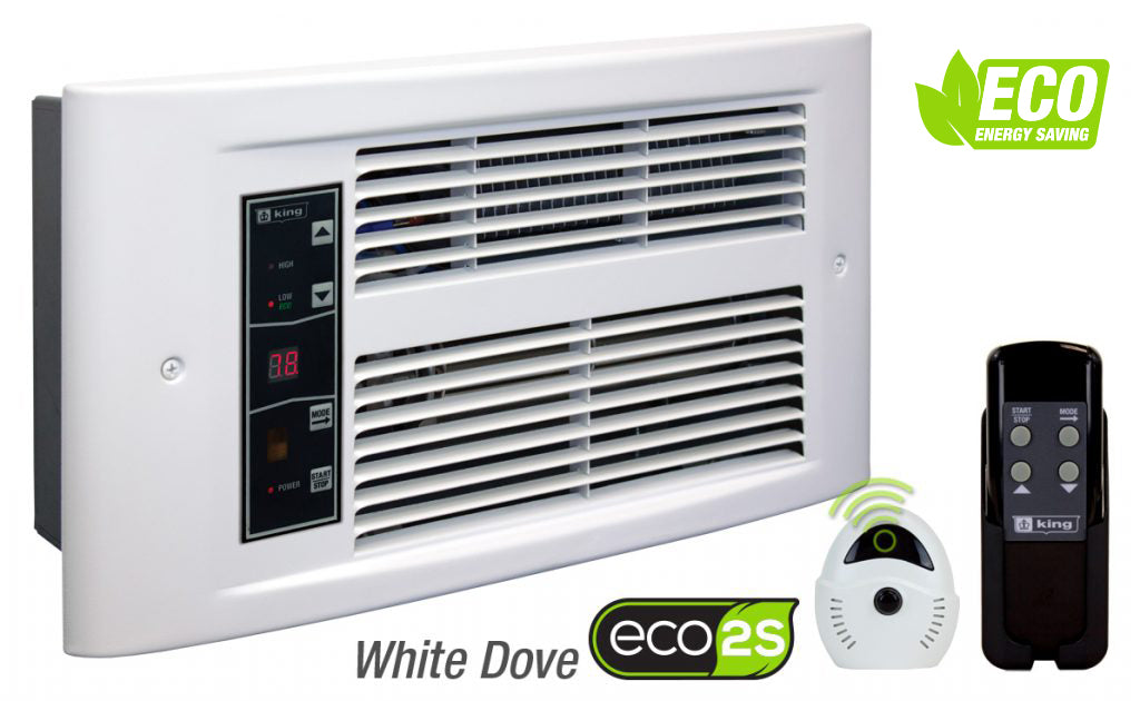 King Electric MODEL PX ECO2S - 208V Designer Electronic Wall Heater White - high quality product - commercial, commercial ...
