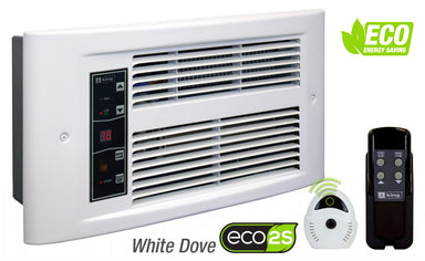 King Electric MODEL PX ECO2S - 208V Designer Electronic Wall Heater White - high quality product - commercial, commercial ...