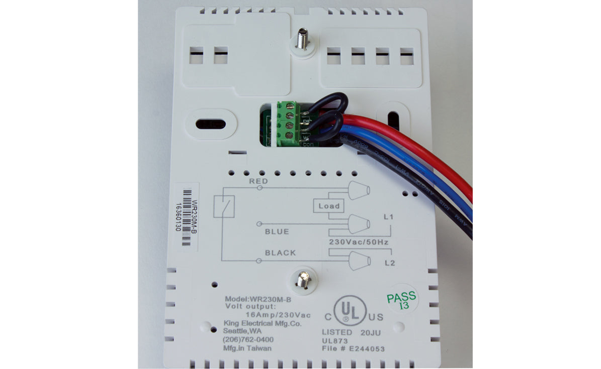 King Electric Model WRP - Programmable Window Watcher Thermostat 120V - high quality product - commercial, commercial cooling