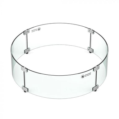Grand Canyon Glass Wind Guard for 19 RND - high quality product - accessories, fire tables