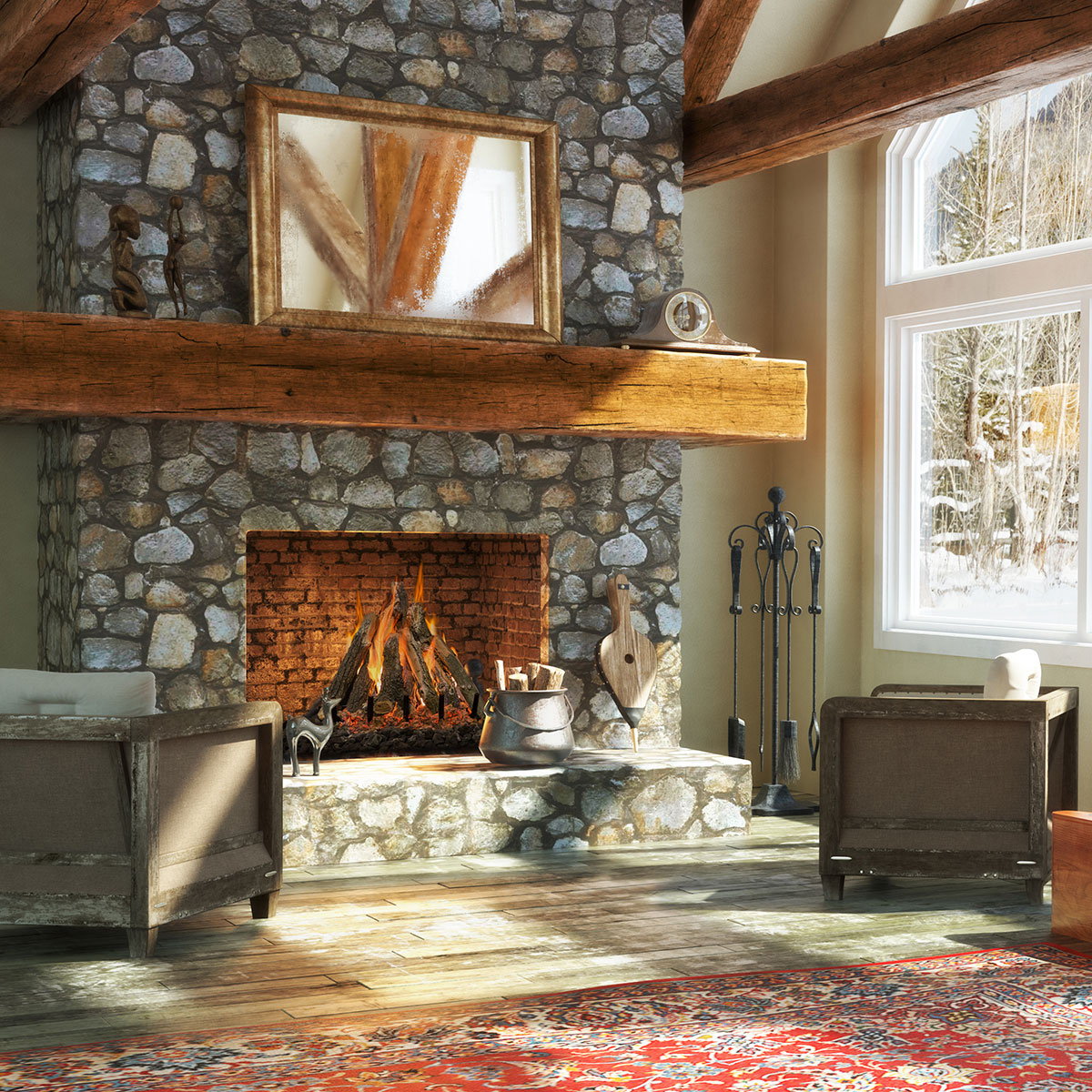 Grand Canyon Arizona Juniper Kiva Logs - high quality product - fireplaces, Grand Canyon