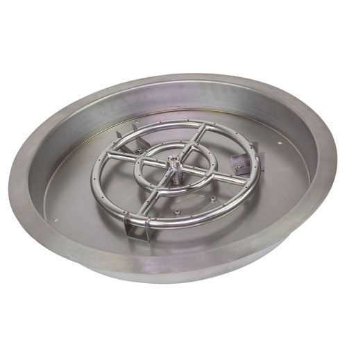 Grand Canyon Round Stainless Steel Drop-In Pan - high quality product - accessories, fire pits