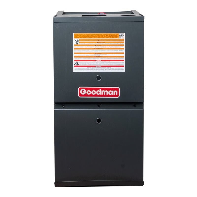 2.5 Ton 13.4 SEER2 80% AFUE 80,000 BTU Goodman Low NOx Gas Furnace and R32 Air Conditioner System - Horizontal