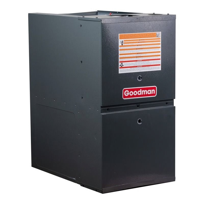 2.5 Ton 13.4 SEER2 80% AFUE 80,000 BTU Goodman Low NOx Gas Furnace and R32 Air Conditioner System - Horizontal