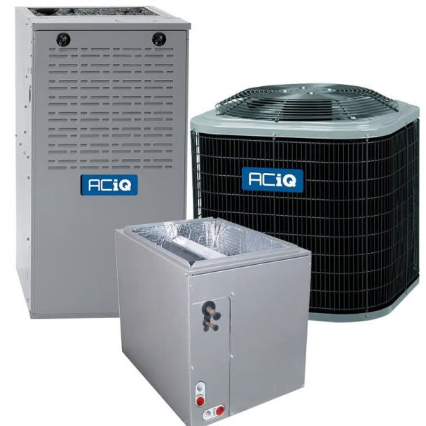 2 Ton 13.4 SEER2 80% AFUE 90,000 BTU ACiQ Gas Furnace and Air Conditioner System - Multi-Positional - R454B