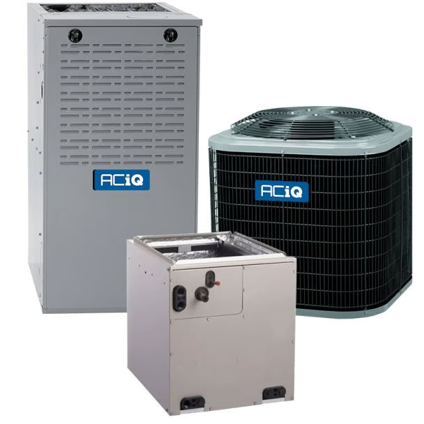 2 Ton 13.4 SEER2 80% AFUE 70,000 BTU ACiQ Gas Furnace and Air Conditioner System - Multi-Positional - R454B