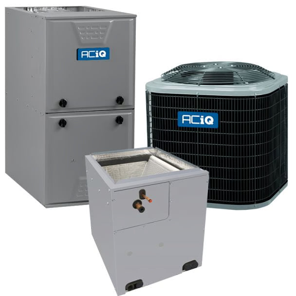 1.5 Ton 13.4 SEER2 80% AFUE 45,000 BTU ACiQ Gas Furnace and Air Conditioner System - Multi-Positional - R454B