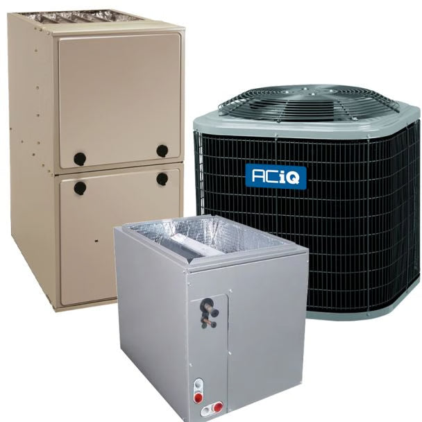 1.5 Ton 13.4 SEER2 92% AFUE 60,000 BTU ACiQ Gas Furnace and Air Conditioner System - Multi-Positional - R454B