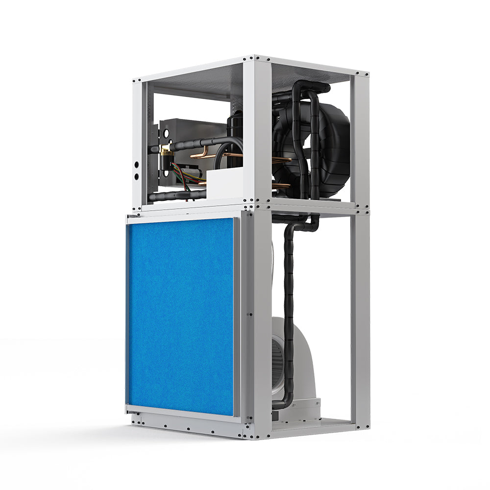60K BTU Downflow Two-Stage 230V 1-Phase 60Hz CuNi Coil Right Return