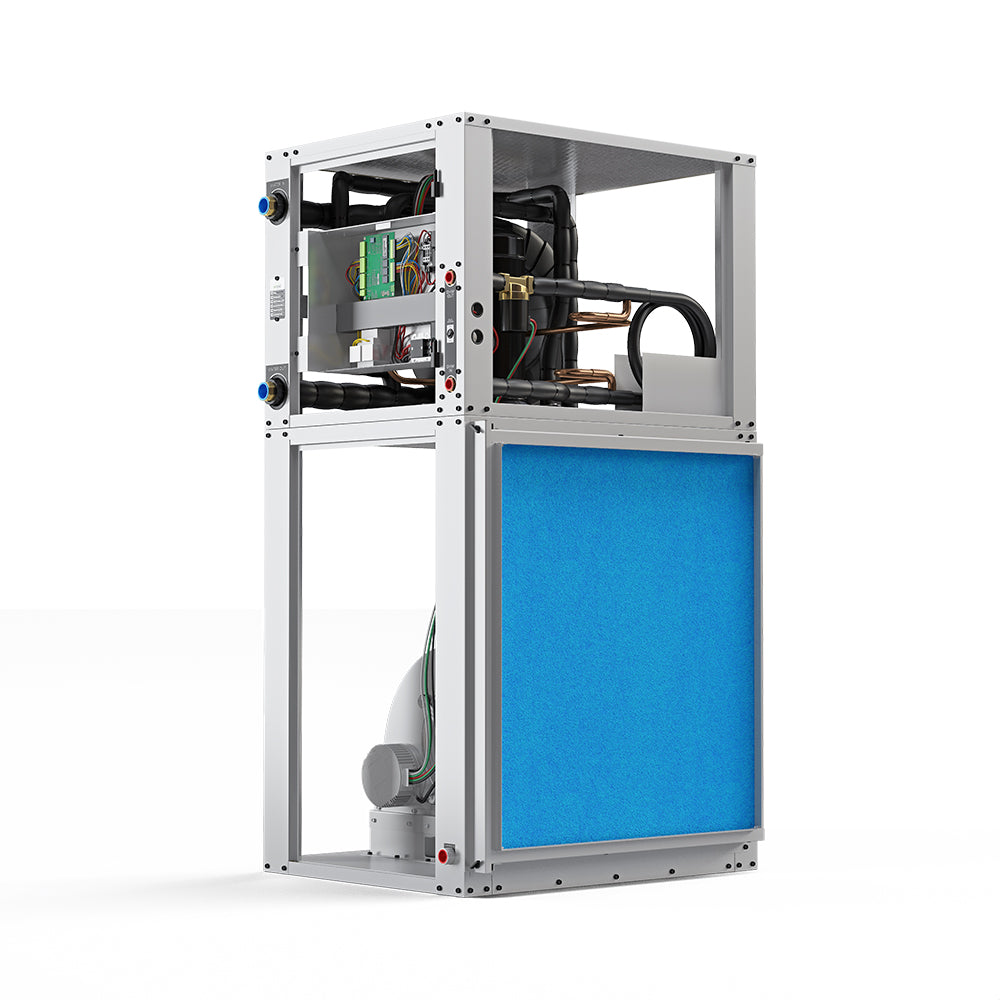 36K BTU Downflow Two-Stage 230V 1-Phase 60Hz CuNi Coil Right Return