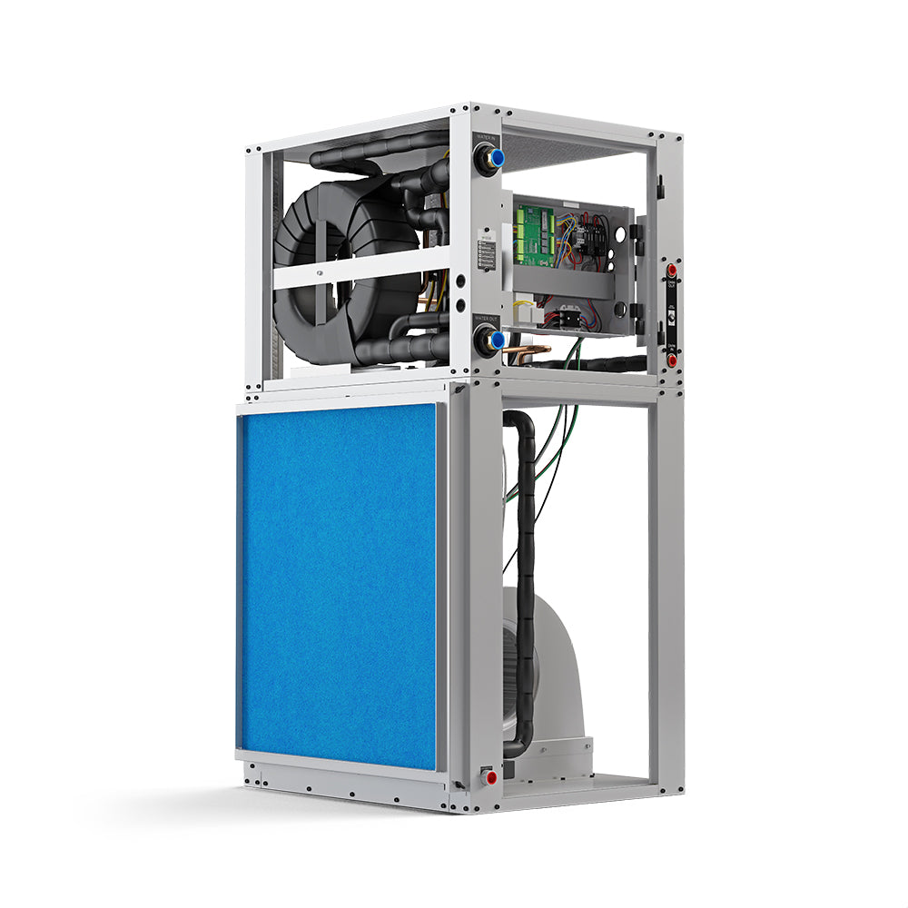 48K BTU Downflow Two-Stage 230V 1-Phase 60Hz CuNi Coil Left Return