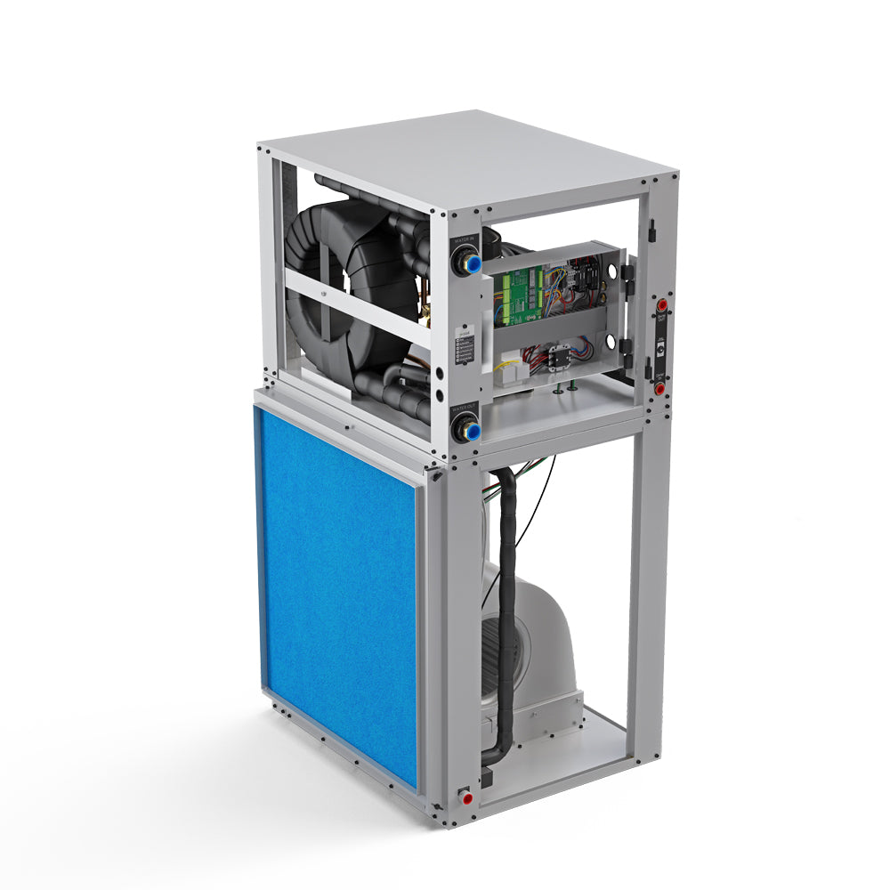 36K BTU Downflow Two-Stage 230V 1-Phase 60Hz CuNi Coil Left Return