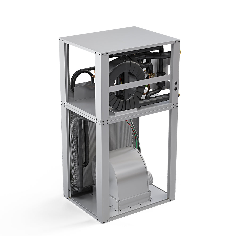 60K BTU Downflow Two-Stage 230V 1-Phase 60Hz CuNi Coil Right Return