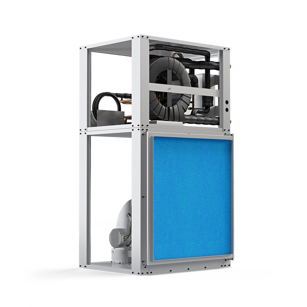 48K BTU Downflow Two-Stage 230V 1-Phase 60Hz CuNi Coil Left Return