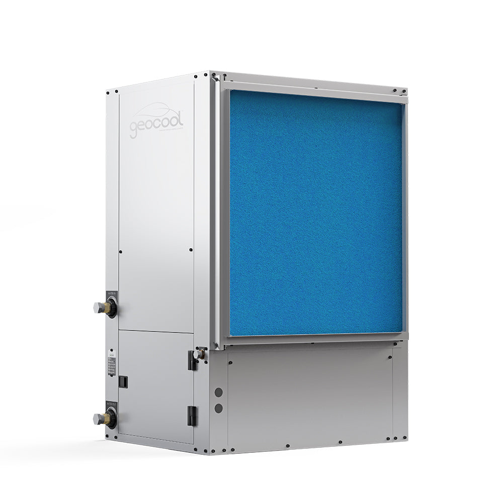 24K BTU Vertical Two-Stage 230V 1-Phase 60Hz CuNi Coil Right Return