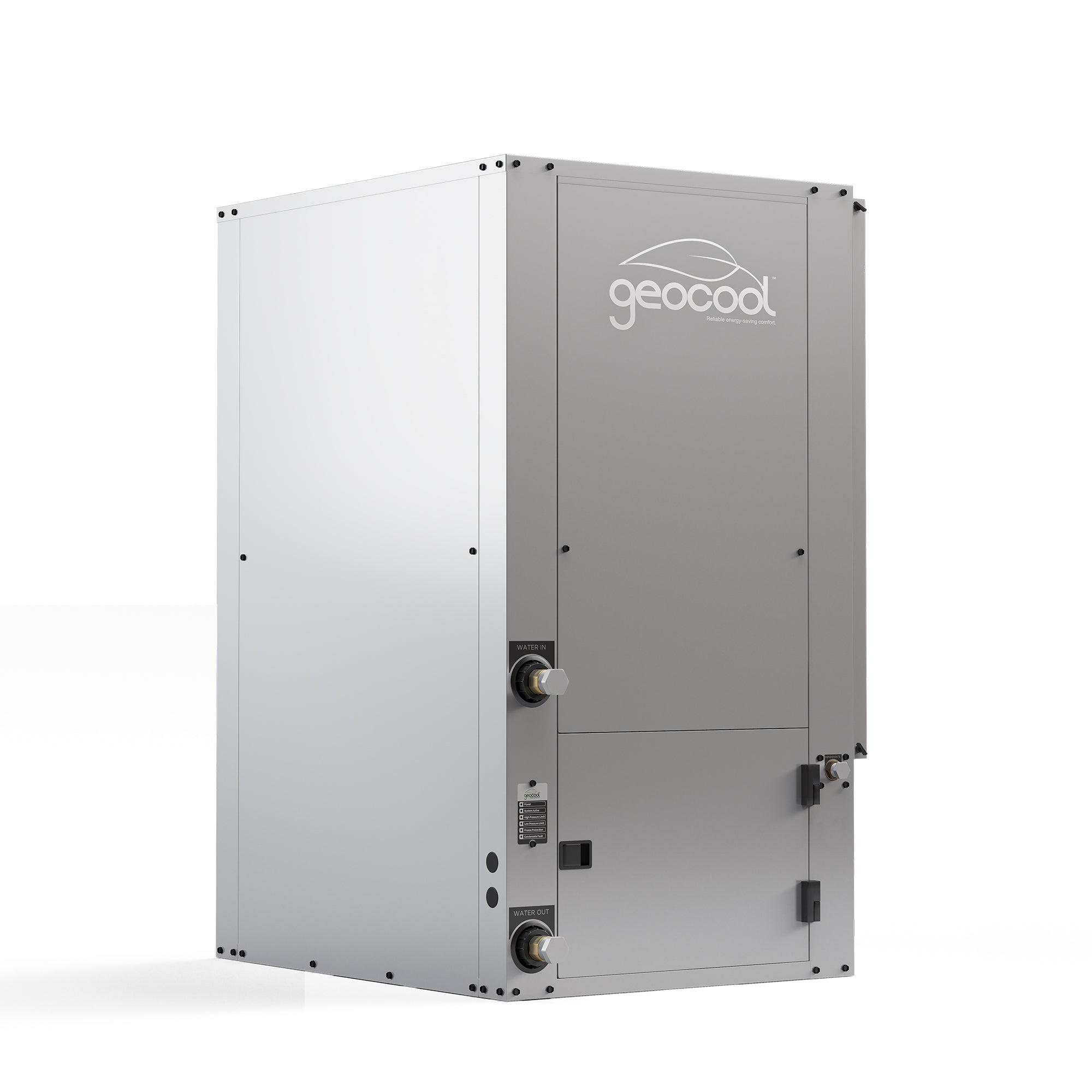 24K BTU Vertical Two-Stage 230V 1-Phase 60Hz CuNi Coil Right Return