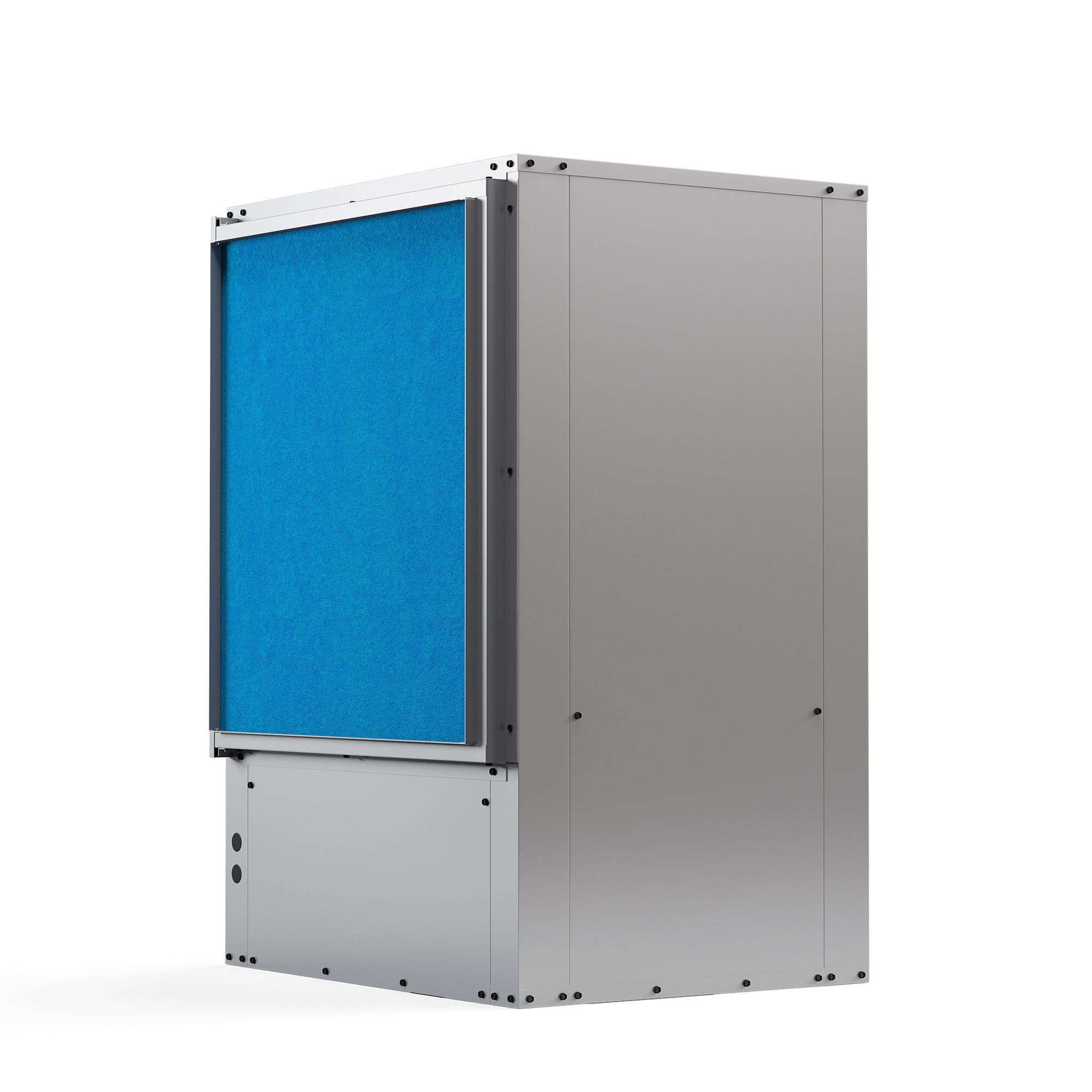24K BTU Vertical Two-Stage 230V 1-Phase 60Hz CuNi Coil Right Return