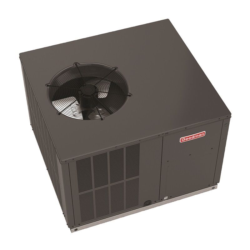 2 Ton 13.4 SEER2 40,000 BTU Goodman Mobile Home Gas Packaged Unit - R32