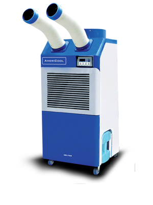 AmeriCool - 65L/Day Portable Industrial Dehumidifier, 13,200 BTU, 115V for Commercial Spaces