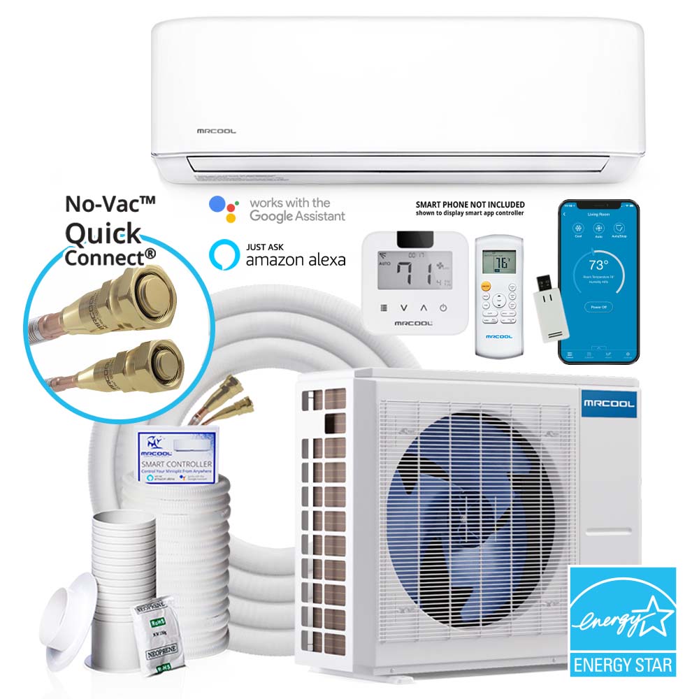 MRCOOLÂ® E Star DIY 3rd Gen 12k BTU 22 SEER Ductless Mini-Split Heat Pump Condenser 115V/60Hz