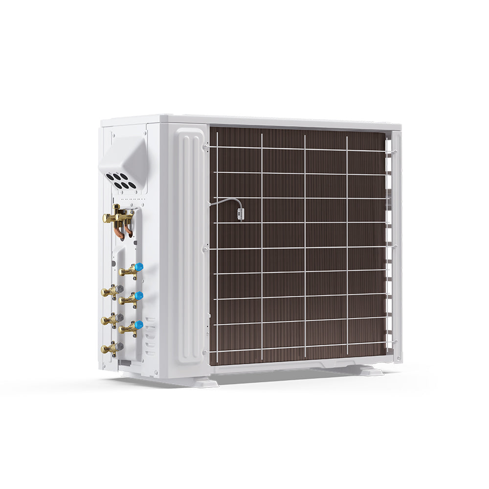 DIY 27,000 BTU 2 1/2 Ton 3-Zone Ductless Mini-Split Air Conditioner and Heat Pump Condenser - 230V/60Hz