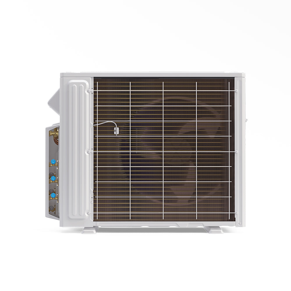 DIY 27,000 BTU 2 1/2 Ton 3-Zone Ductless Mini-Split Air Conditioner and Heat Pump Condenser - 230V/60Hz