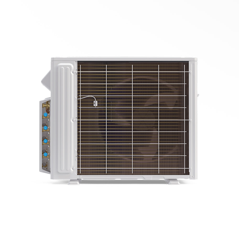 DIY 36,000 BTU 3 Ton 4-Zone Ductless Mini-Split Air Conditioner and Heat Pump Condenser - 230V/60Hz