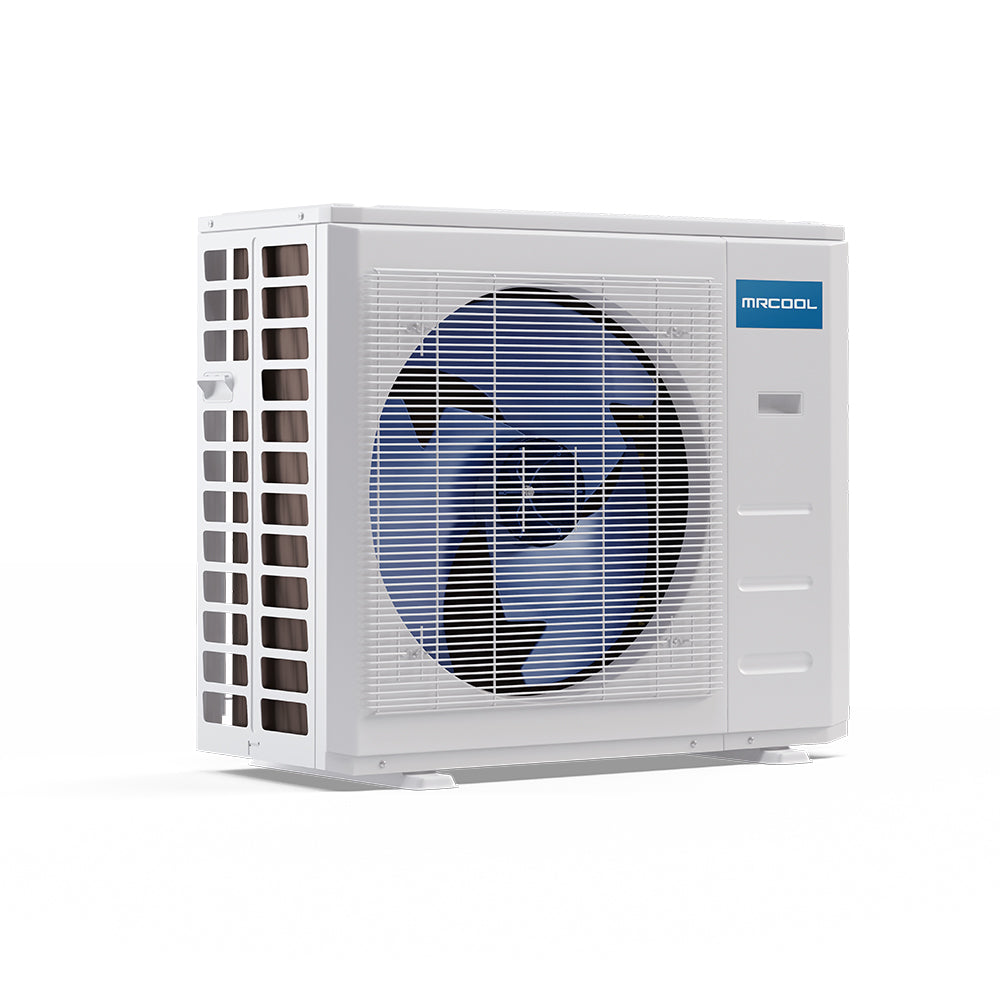 DIY 27,000 BTU 2 1/2 Ton 3-Zone Ductless Mini-Split Air Conditioner and Heat Pump Condenser - 230V/60Hz