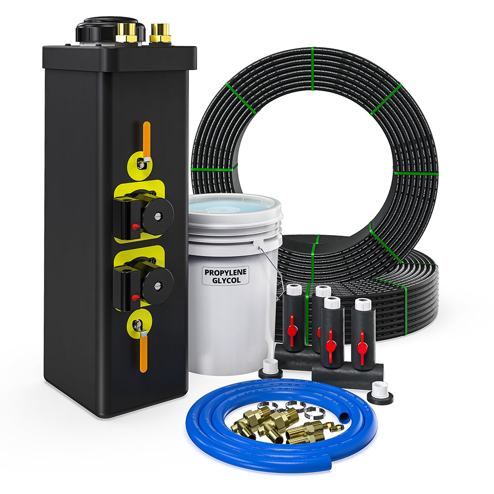Closed Loop Installation Kit 2 ton - w/Straight Manifold