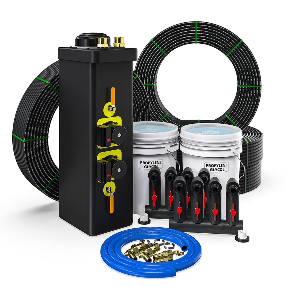Closed Loop Installation Kit 4 ton - w/Angled Manifold