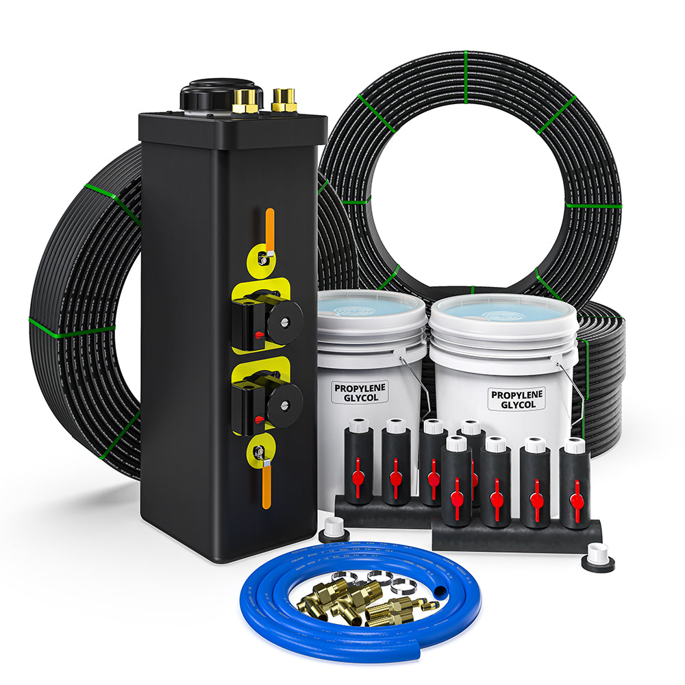 Closed Loop Installation Kit 4 ton - w/Straight Manifold