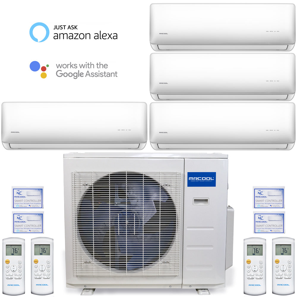 Olympus 9,000 BTU 3/4 Ton Ductless Mini-Split Wall Mounted Air Handler - 230V/60Hz